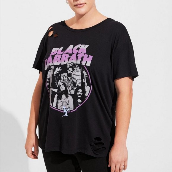 ❤️NWT VINTAGE TORRID TEE BLACK SABBATH OZZY OSBOURNE CONCERT TEE SHIRT PLUS SIZE - Picture 9 of 14